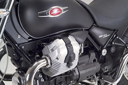 Moto Guzzi 940自定义引擎特写